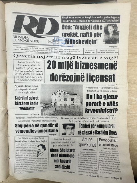 Rilindja Demokratike 2000-02-03