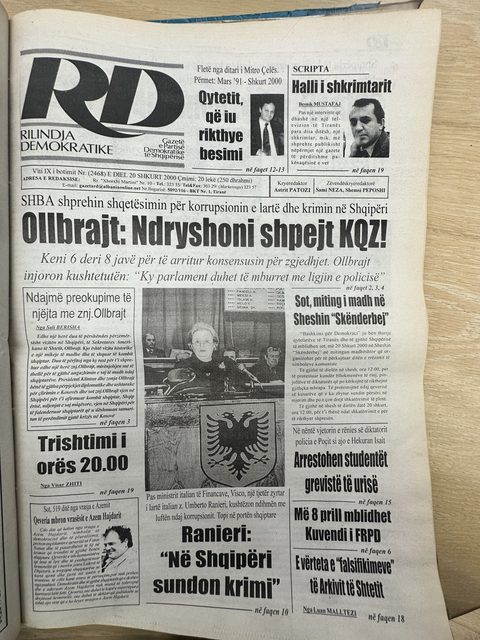 Rilindja Demokratike 2000-02-20