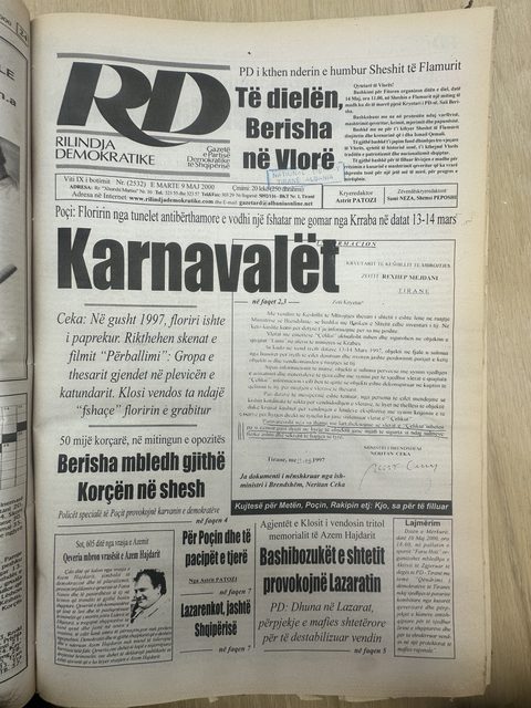 Rilindja Demokratike 2000-05-09