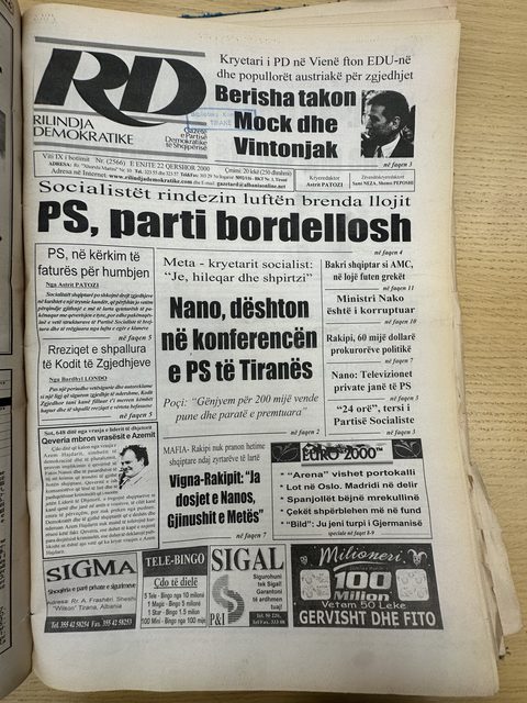Rilindja Demokratike 2000-06-22