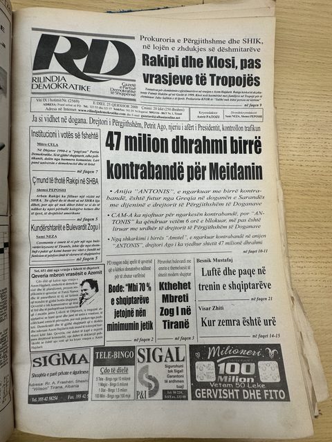 Rilindja Demokratike 2000-06-25