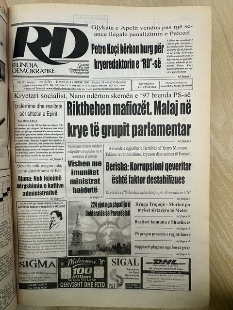 Rilindja Demokratike 2000-07-04