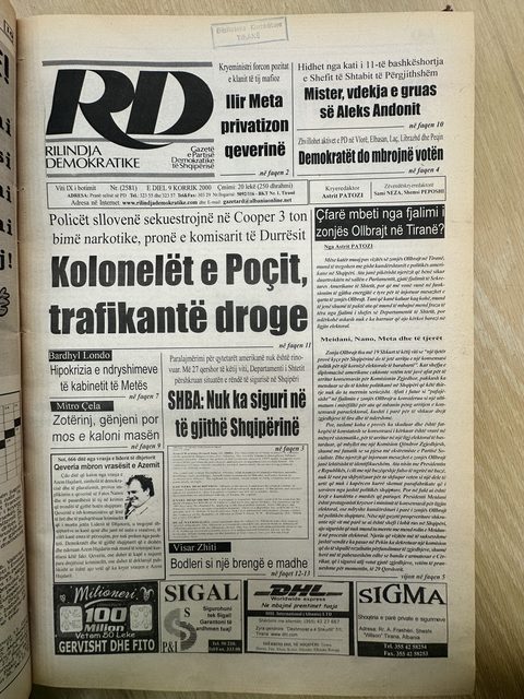 Rilindja Demokratike 2000-07-09