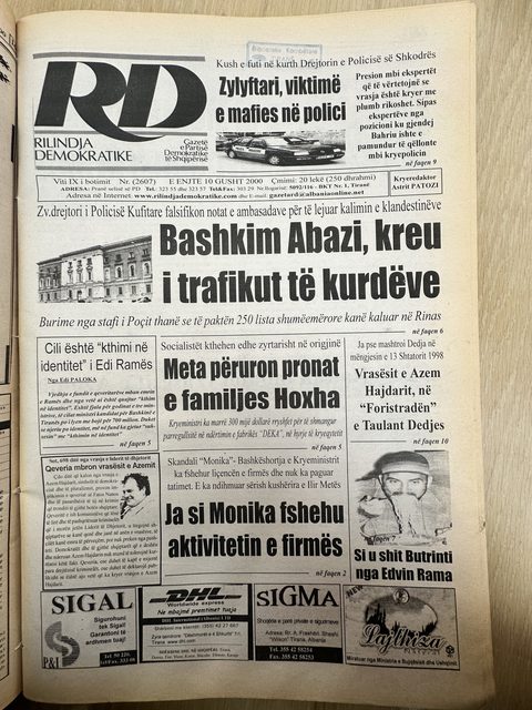 Rilindja Demokratike 2000-08-10