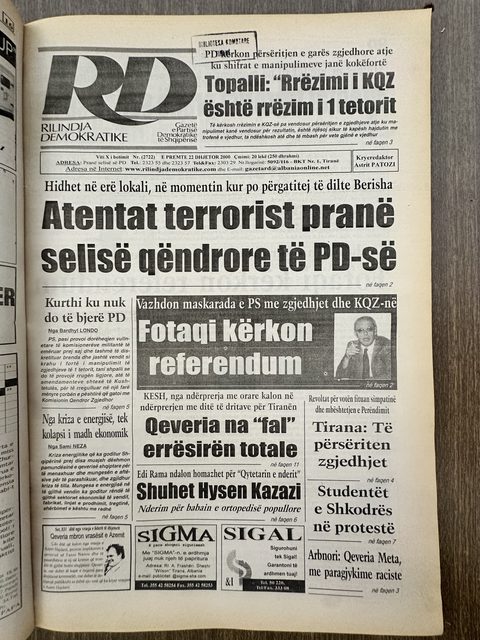 Rilindja Demokratike 2000-12-22