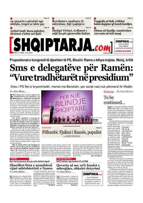 Shqiptarja.com 2011-11-06