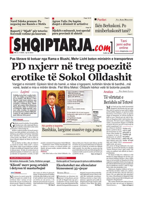 Shqiptarja.com 2011-11-13