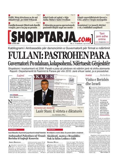 Shqiptarja.com 2011-11-23