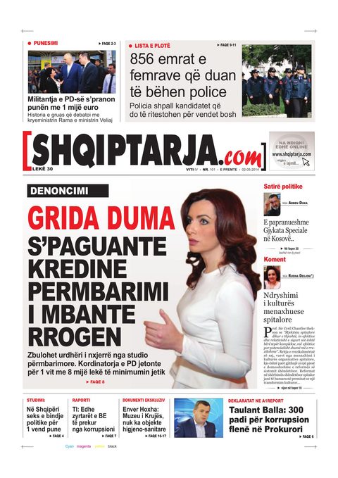 Shqiptarja.com 2014-05-02