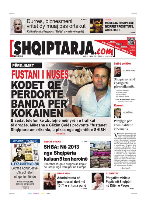 Shqiptarja.com 2014-06-15