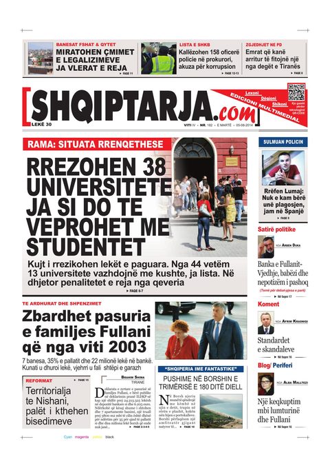 Shqiptarja.com 2014-08-05