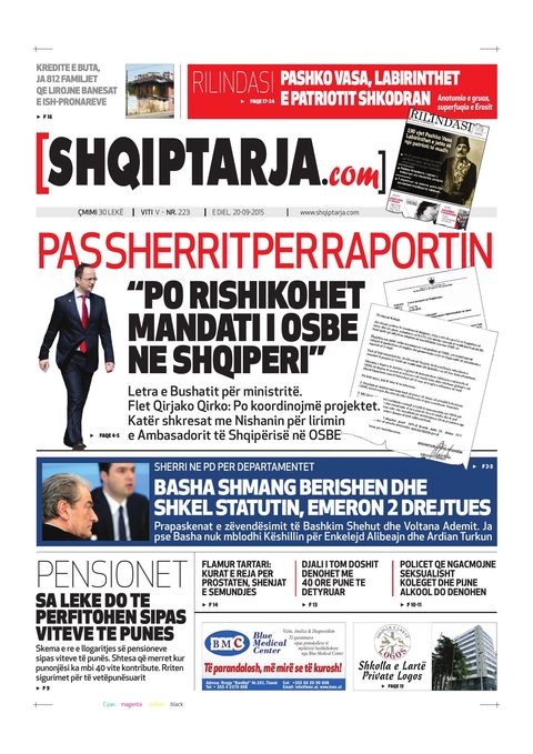 Shqiptarja.com 2015-09-20