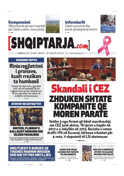 Shqiptarja.com 2015-10-02