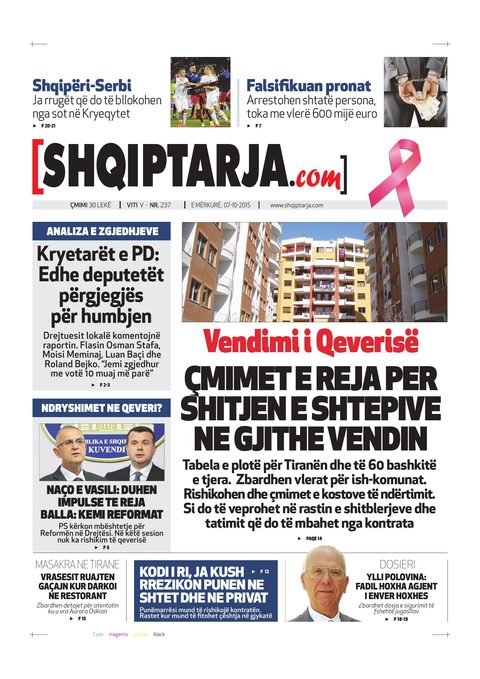 Shqiptarja.com 2015-10-07