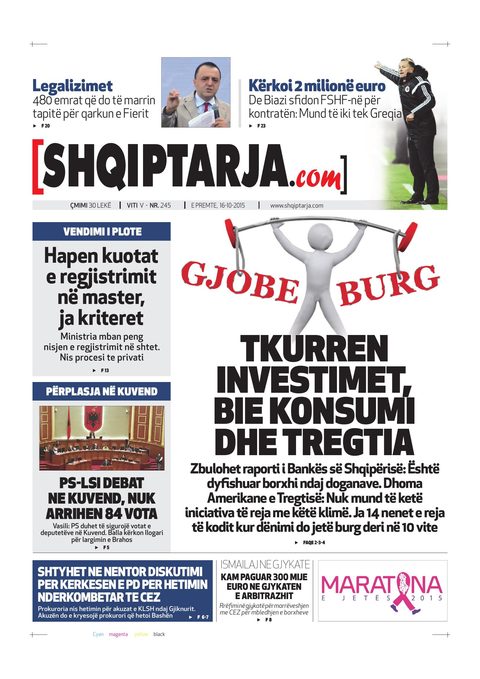Shqiptarja.com 2015-10-16