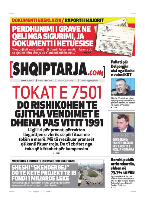Shqiptarja.com 2015-11-03