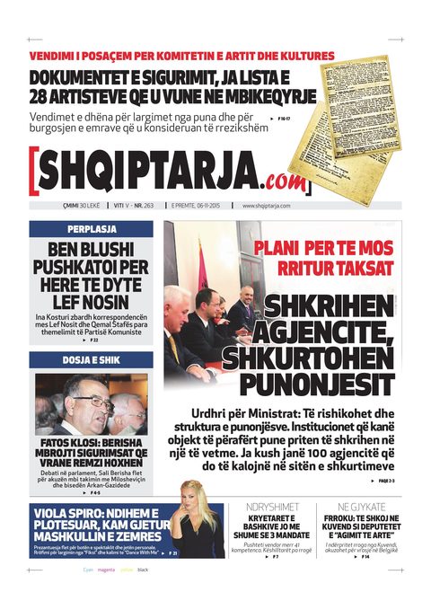 Shqiptarja.com 2015-11-06