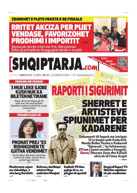 Shqiptarja.com 2015-11-10