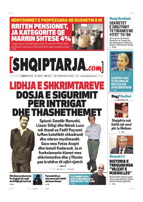 Shqiptarja.com 2015-11-11