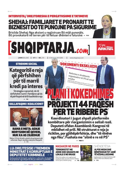 Shqiptarja.com 2015-11-14