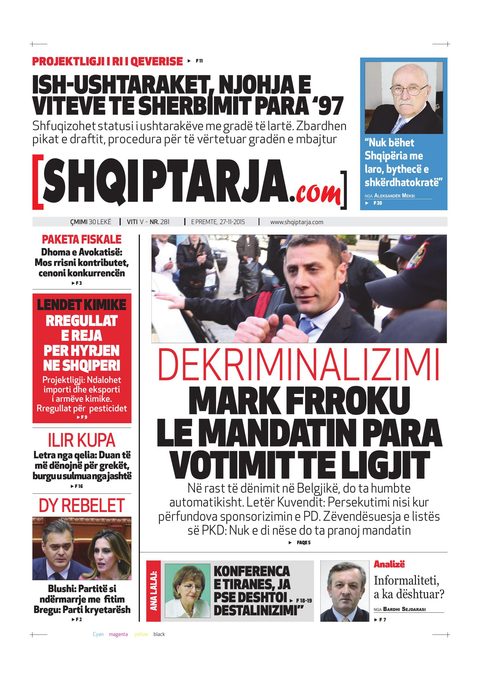 Shqiptarja.com 2015-11-27