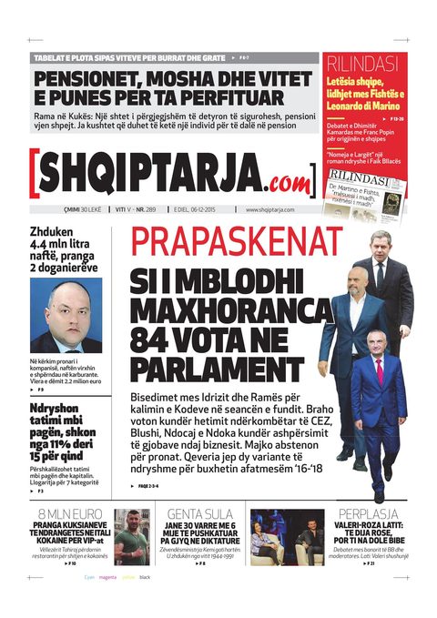 Shqiptarja.com 2015-12-06
