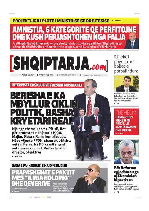 Shqiptarja.com 2015-12-11