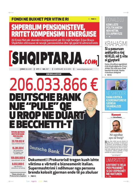 Shqiptarja.com 2015-12-16