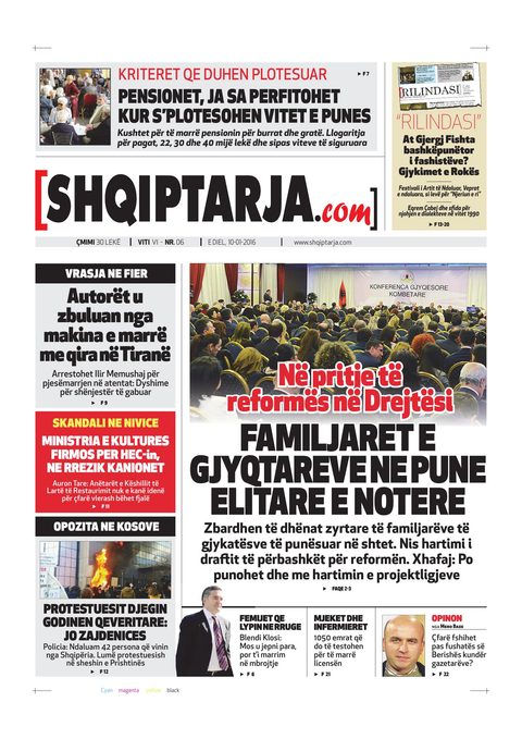 Shqiptarja.com 2016-01-10