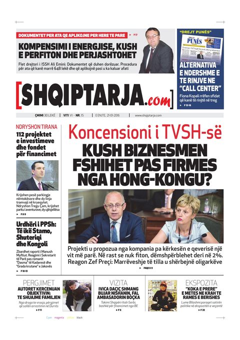 Shqiptarja.com 2016-01-21