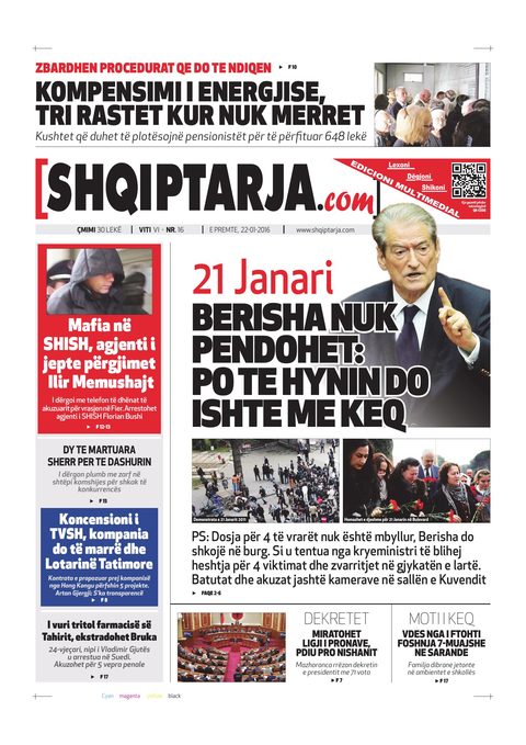 Shqiptarja.com 2016-01-22