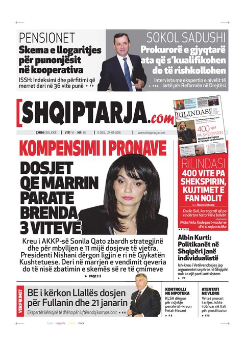 Shqiptarja.com 2016-01-24