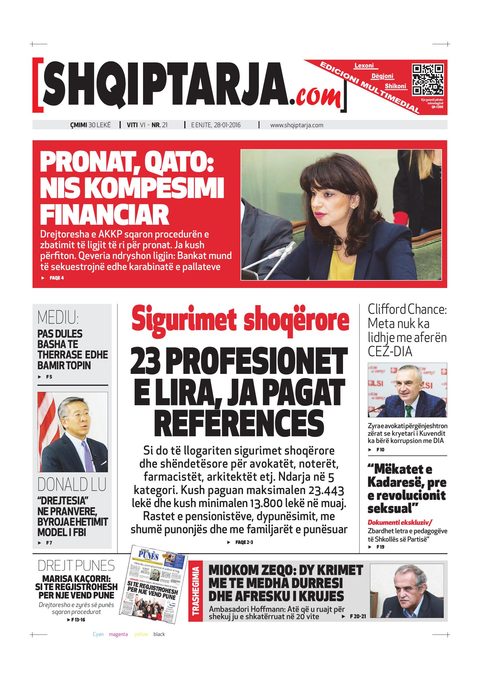 Shqiptarja.com 2016-01-28