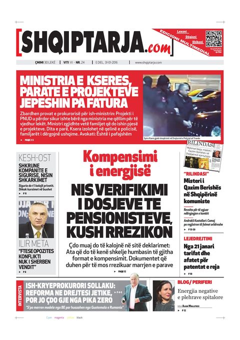 Shqiptarja.com 2016-01-31