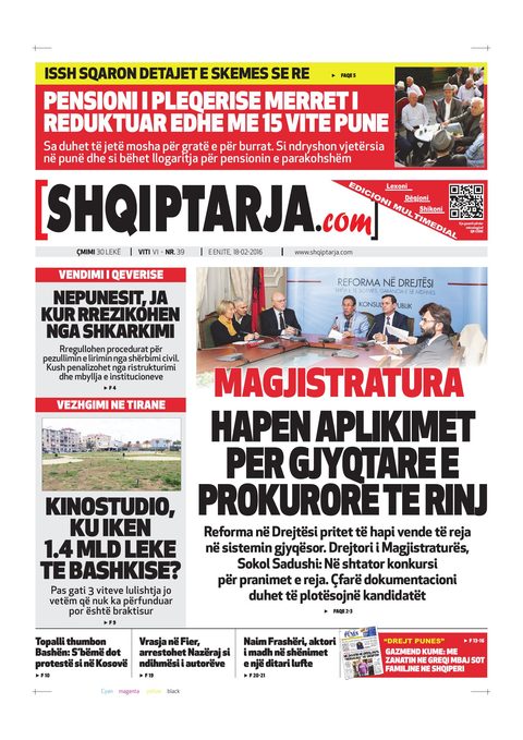Shqiptarja.com 2016-02-18