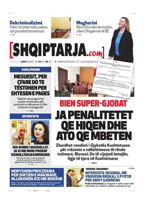 Shqiptarja.com 2016-03-04