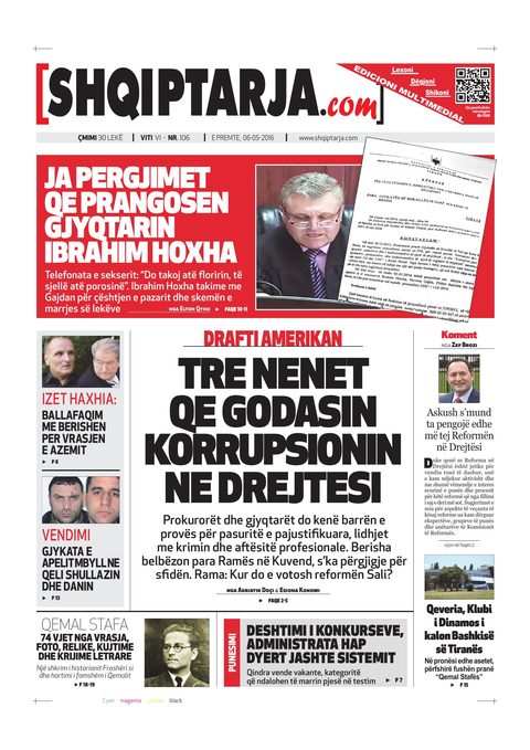 Shqiptarja.com 2016-05-06