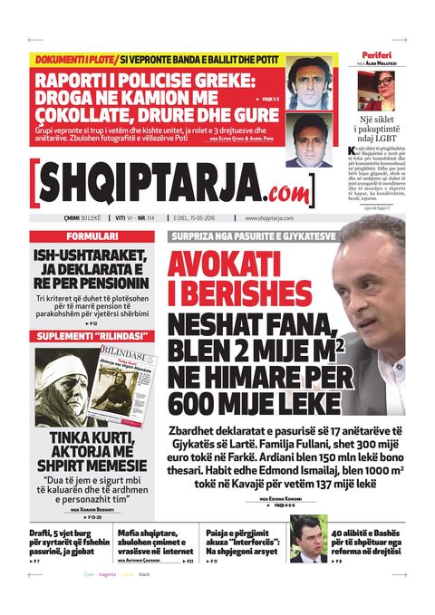 Shqiptarja.com 2016-05-15