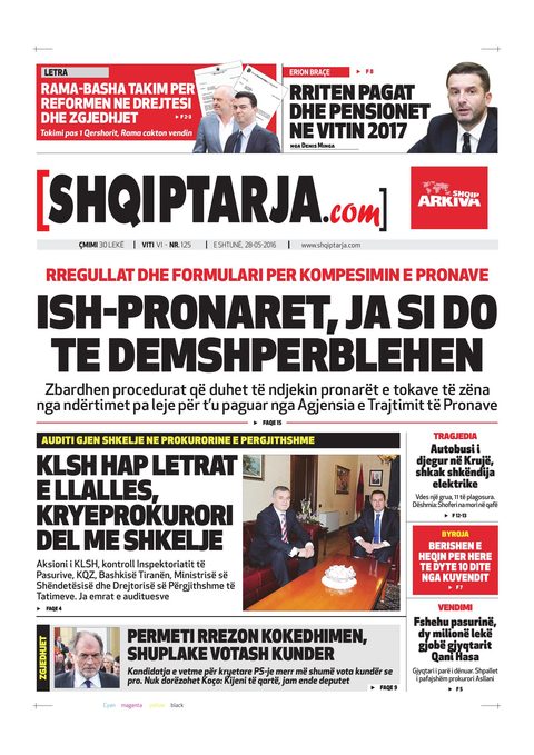 Shqiptarja.com 2016-05-28