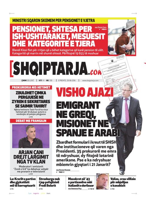 Shqiptarja.com 2016-06-03