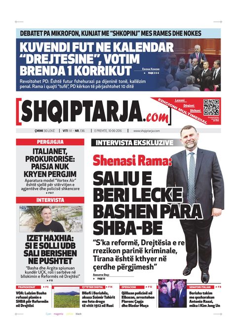 Shqiptarja.com 2016-06-10