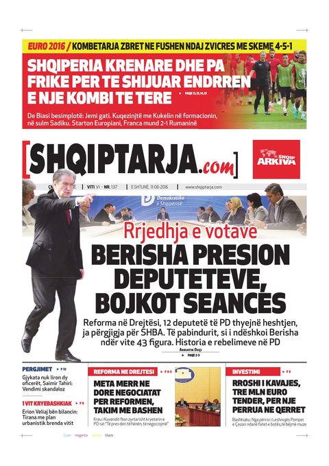 Shqiptarja.com 2016-06-11