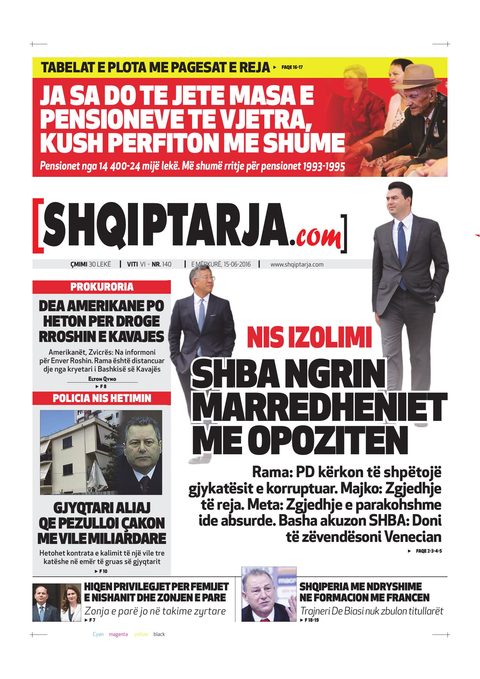 Shqiptarja.com 2016-06-15