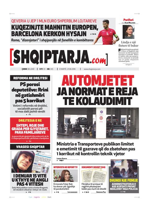 Shqiptarja.com 2016-06-21