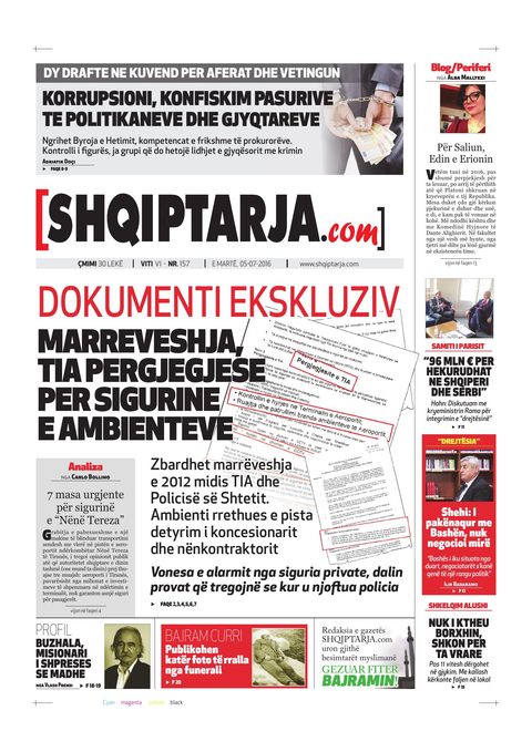 Shqiptarja.com 2016-07-05