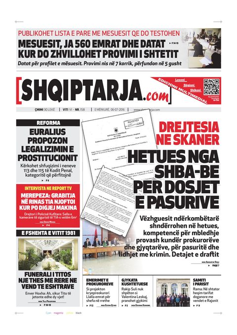 Shqiptarja.com 2016-07-06