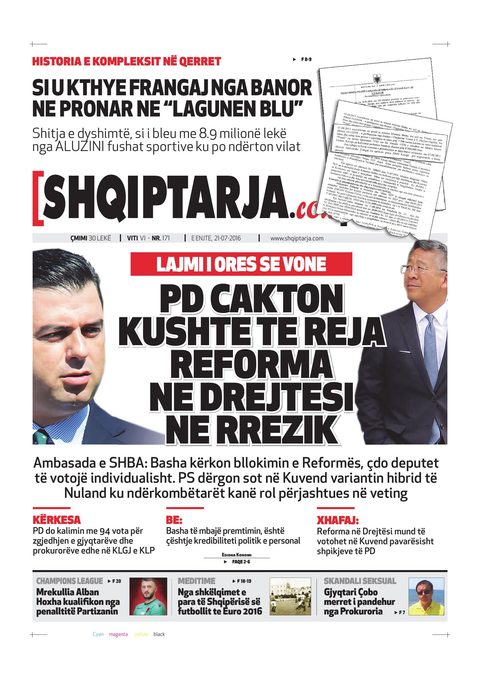 Shqiptarja.com 2016-07-21