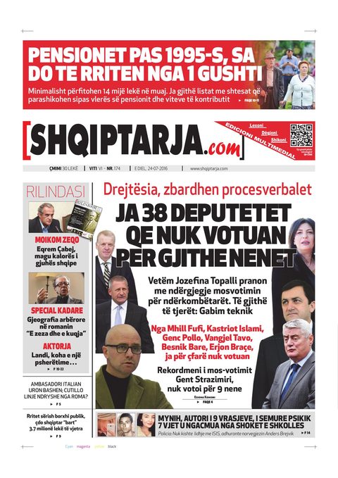 Shqiptarja.com 2016-07-24