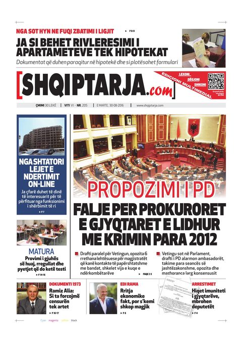 Shqiptarja.com 2016-08-30