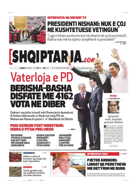 Shqiptarja.com 2016-09-13